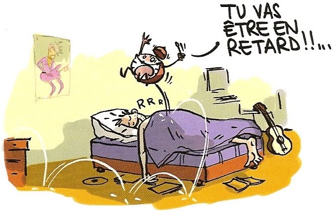Je vais être en retard…